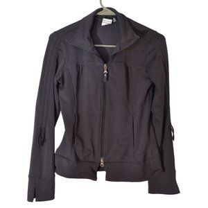 Small Women's Adidas Clima 365 Full Zip Charcoal Grey Jacket with Adjustable Sle